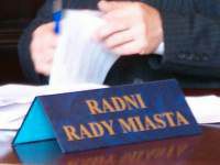 rada miasta radny napis