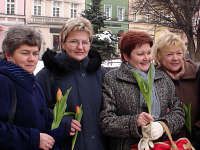 kobieta kwiat