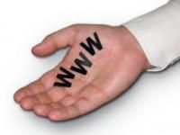 dłoń internet www