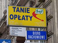 szyld tanie opłaty