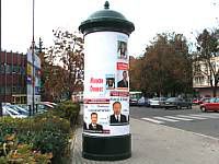 słup ogłoszeniowy powiat