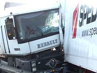 wypadek obwodnica ciężarówka Renault