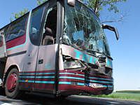 autobus wypadek
