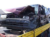 wypadek kolizja opel astra