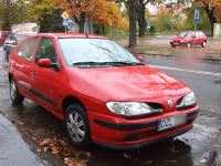 renault megane potrącenie