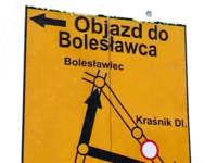 objazd tablica