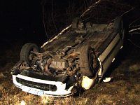 wypadek dachowanie ołobok fiat marea