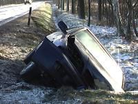 wypadek parzyce nissan rów