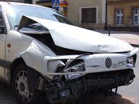 kolizja volkswagen passat