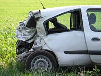 auto mierzwin kolizja