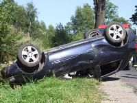 wypadek łaziska audi