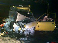 wypadek a4 szczytnica ford fiesta