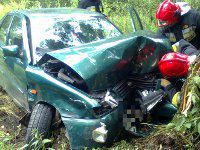 volkswagen polo wypadek kościuszki