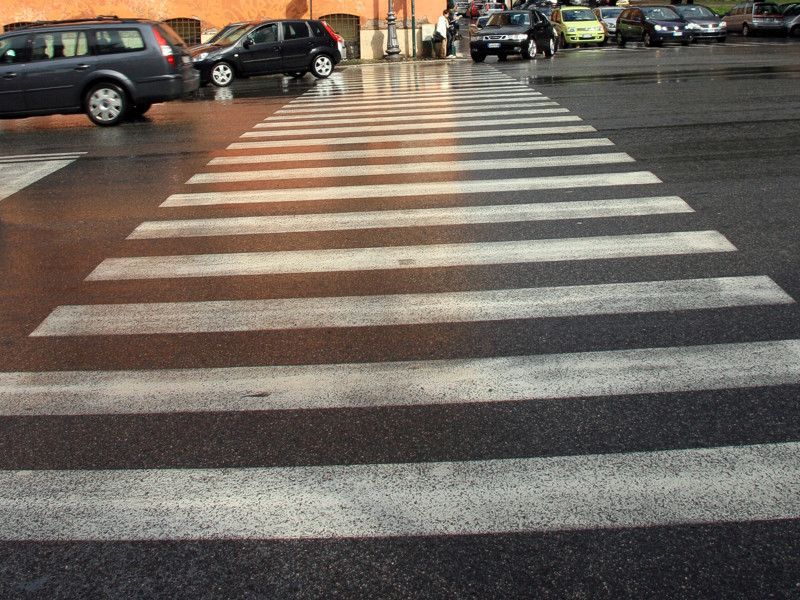 przejście pieszy zebra