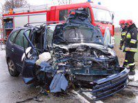 wypadek łaziska renault