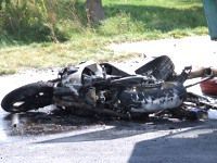 motocykl wypadek modłowa