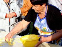 kobieta ciasto pita