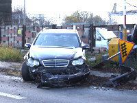 auto przejazd kolizja