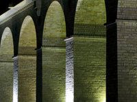 wiadukt iluminacja pkp