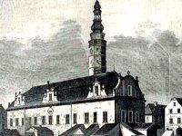 rynek ratusz rycina
