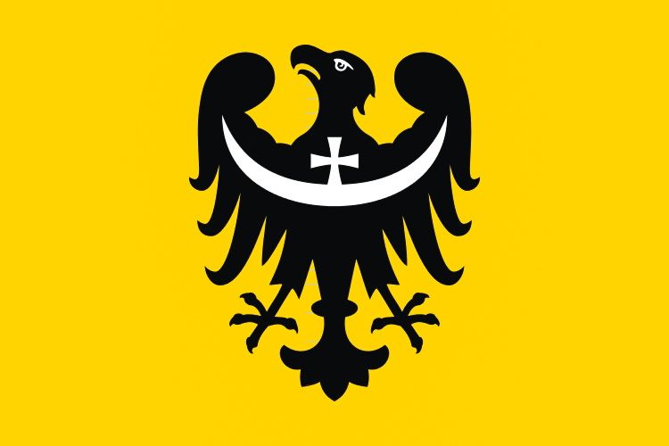 flaga województwo dolnośląskie