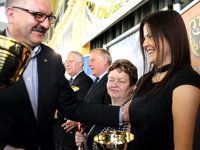 Cezary Przybylski i Justyna Serafińska-Gruman