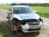 radiowóz policja wypadek warta