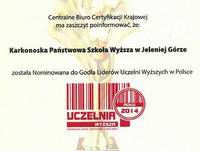 uczelnia jelenia certyfikat
