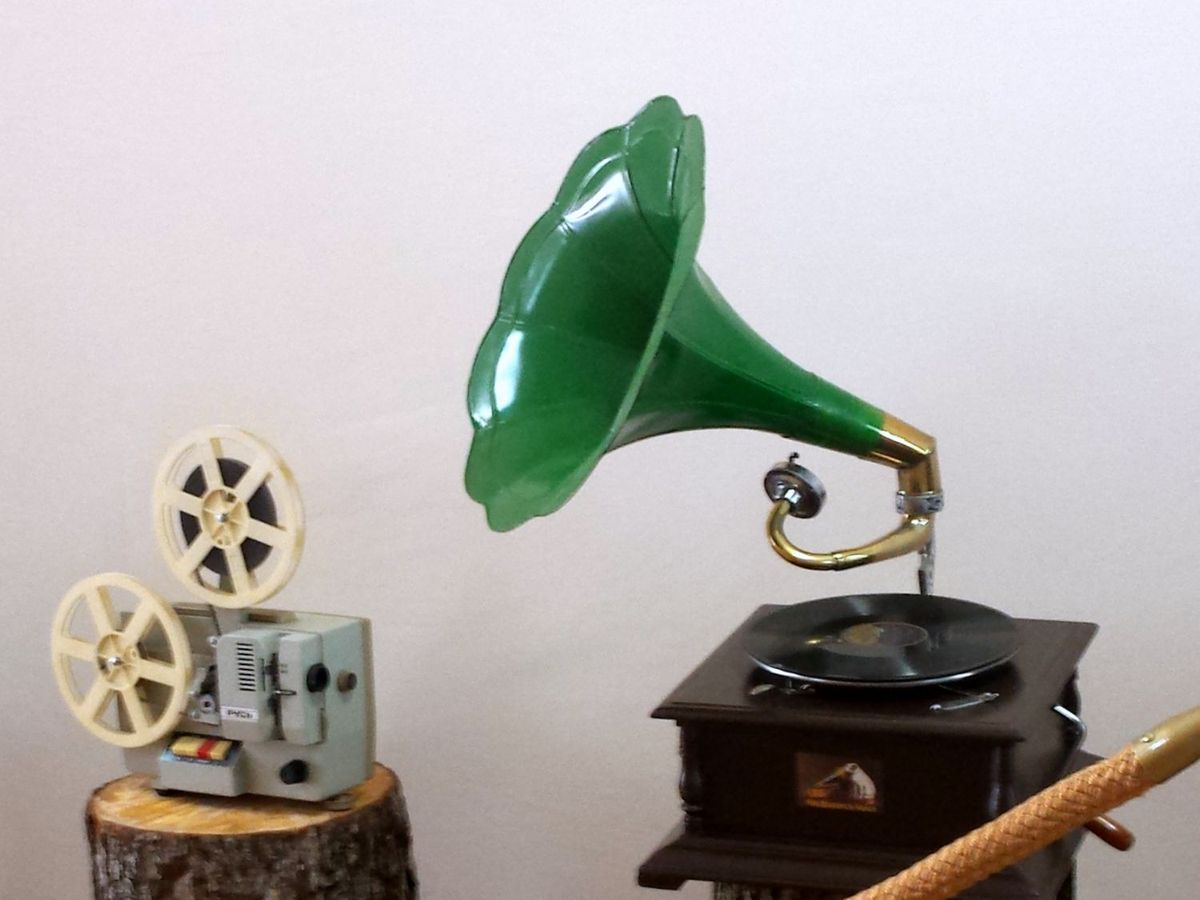 retro radio wystawa