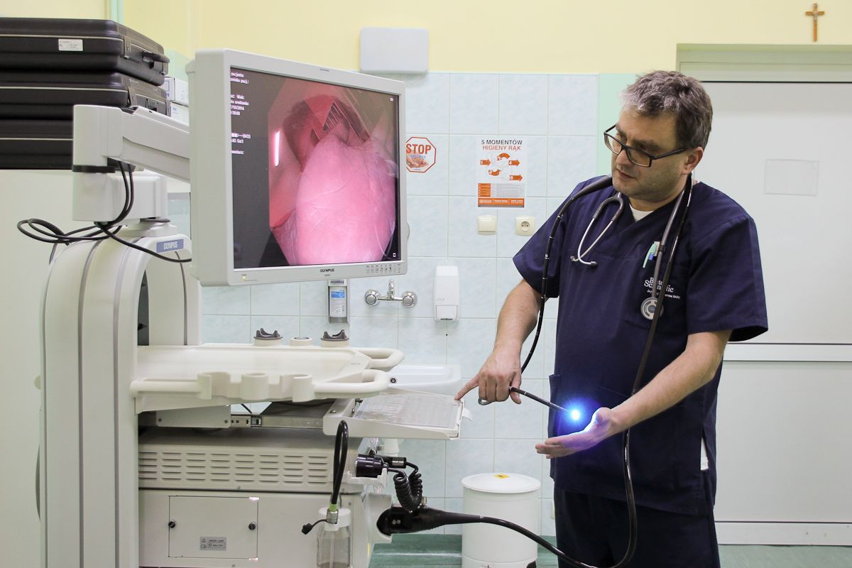 wojcieh kurasz endoskop szpital