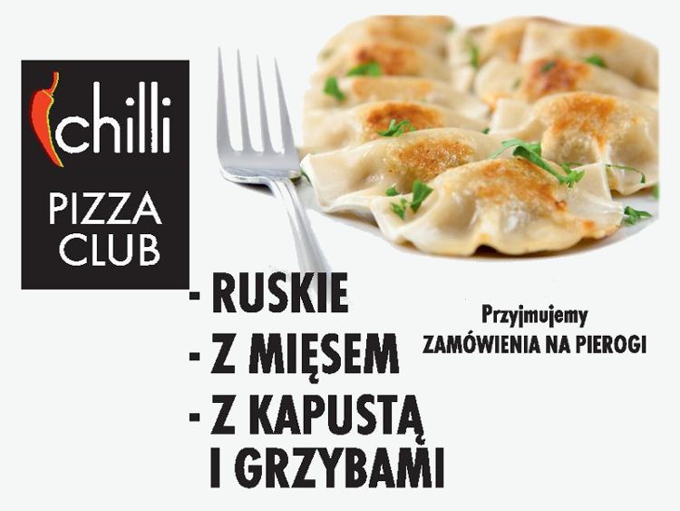 pierogi chilli pizza