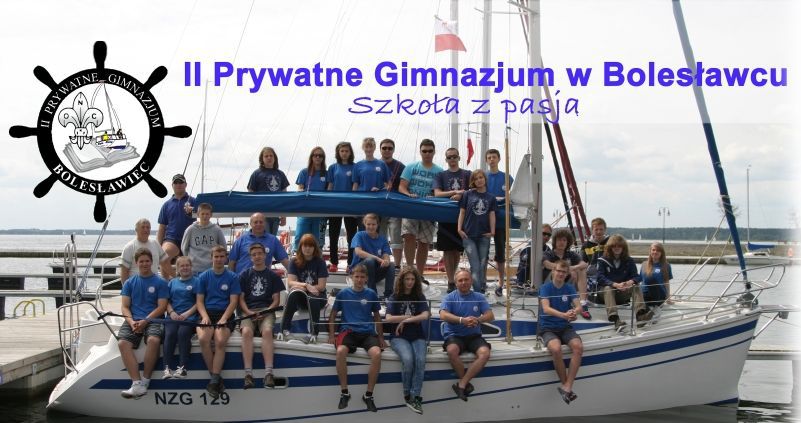 II prywatne gimnazjum nabór plakat