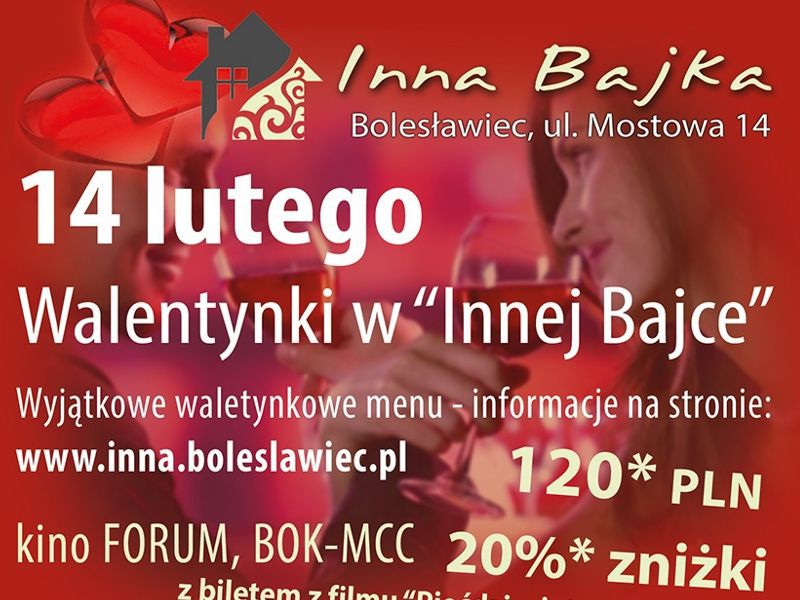 plakat walentynki inna bajka