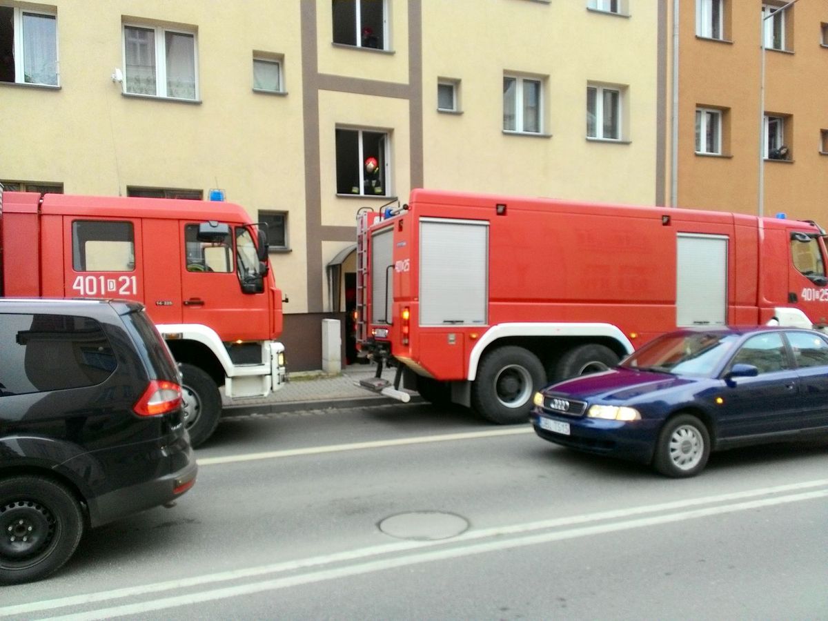 pożar żwirki i wigury straż