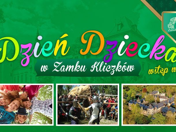 plakat zamek dziecko