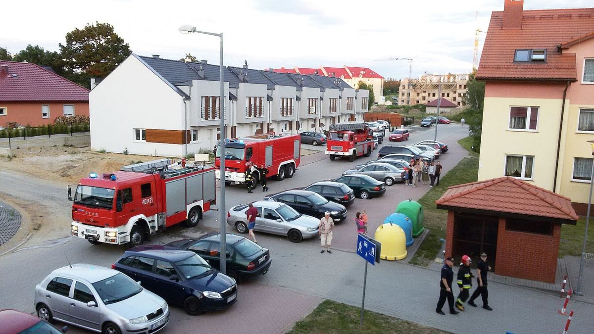 ogień pożar śluzowa