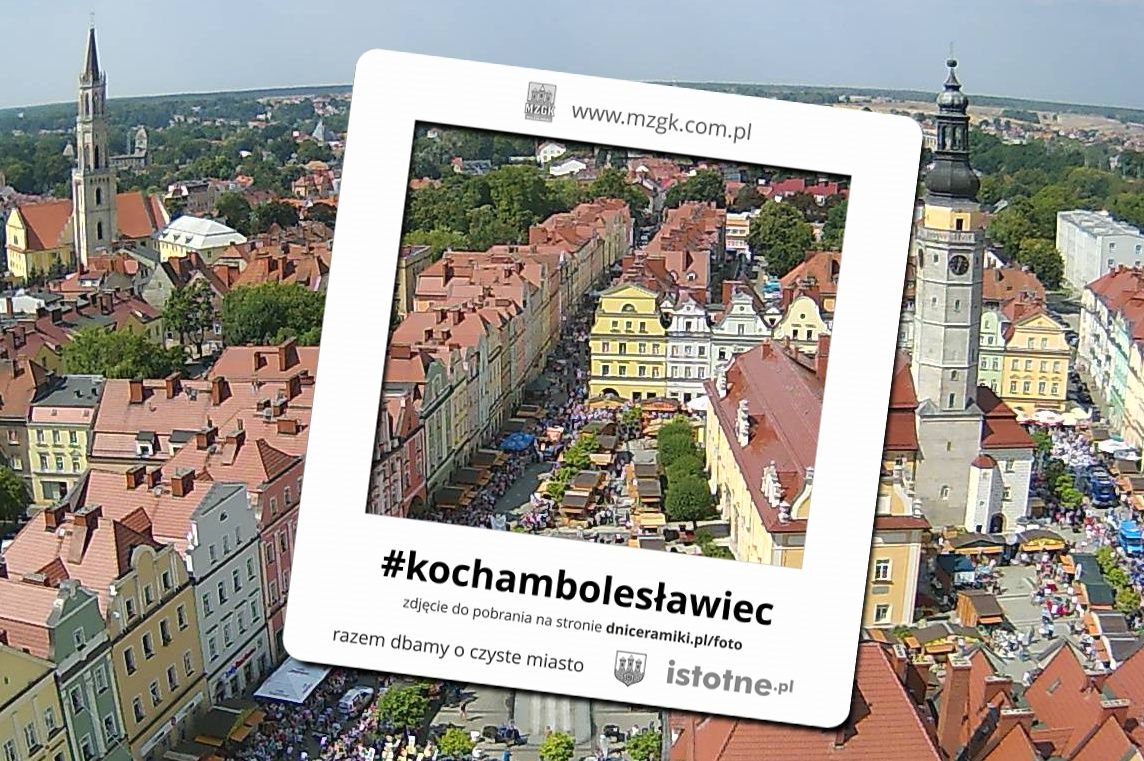 ramka zdjęcie #kochambolesławiec rynek