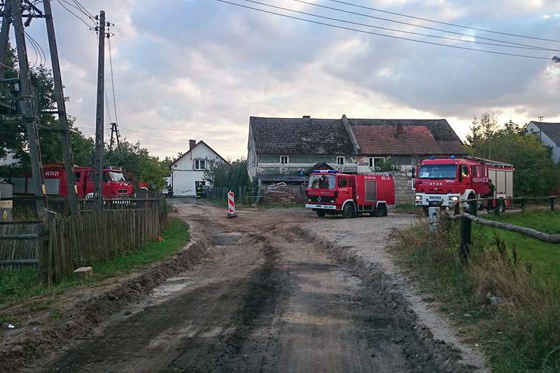 pożar