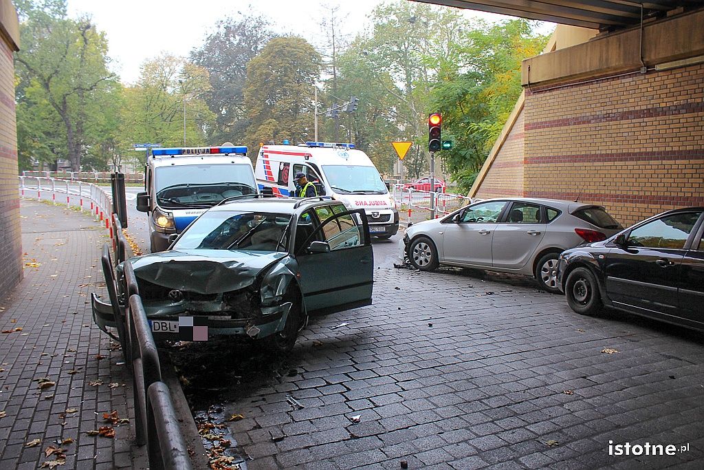 wypadek wiadukt