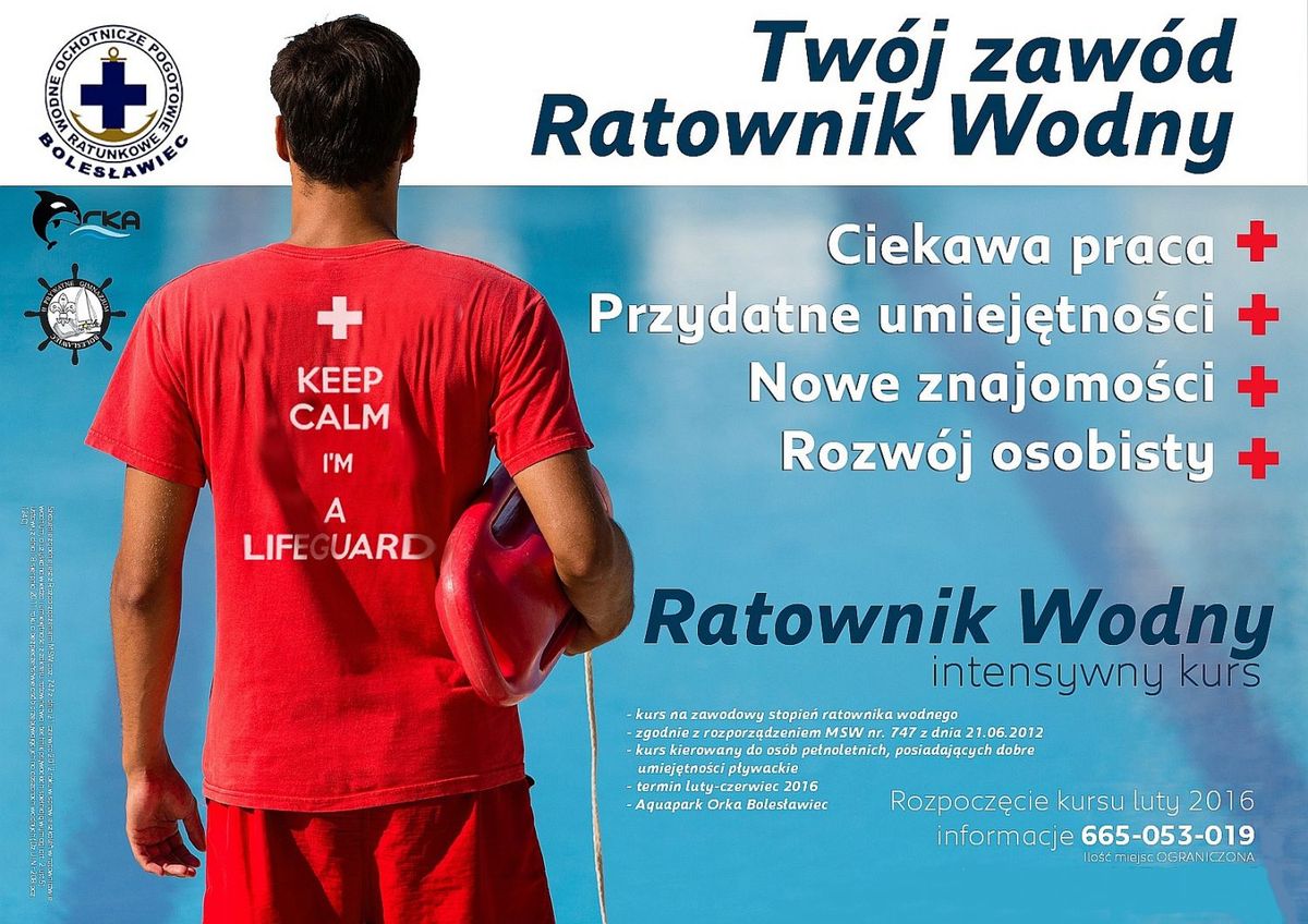 kurs ratownik bolesławiec plakat