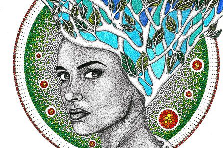 grafika kobieta