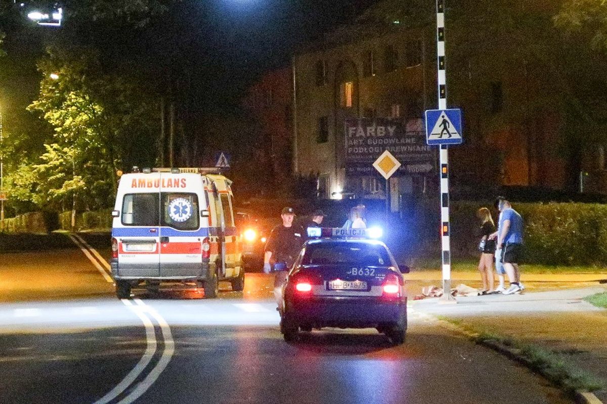 wypadek potrącenie