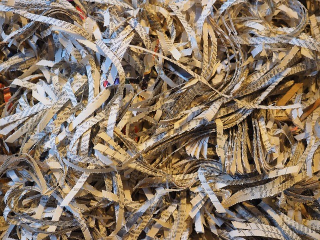ścinki papier