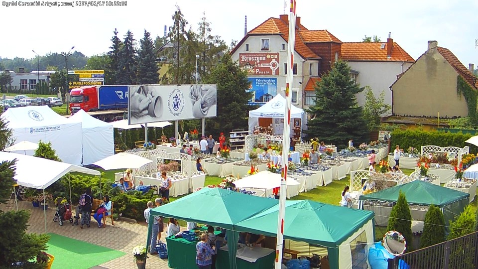 kamera  ogród  ceramika artystyczna