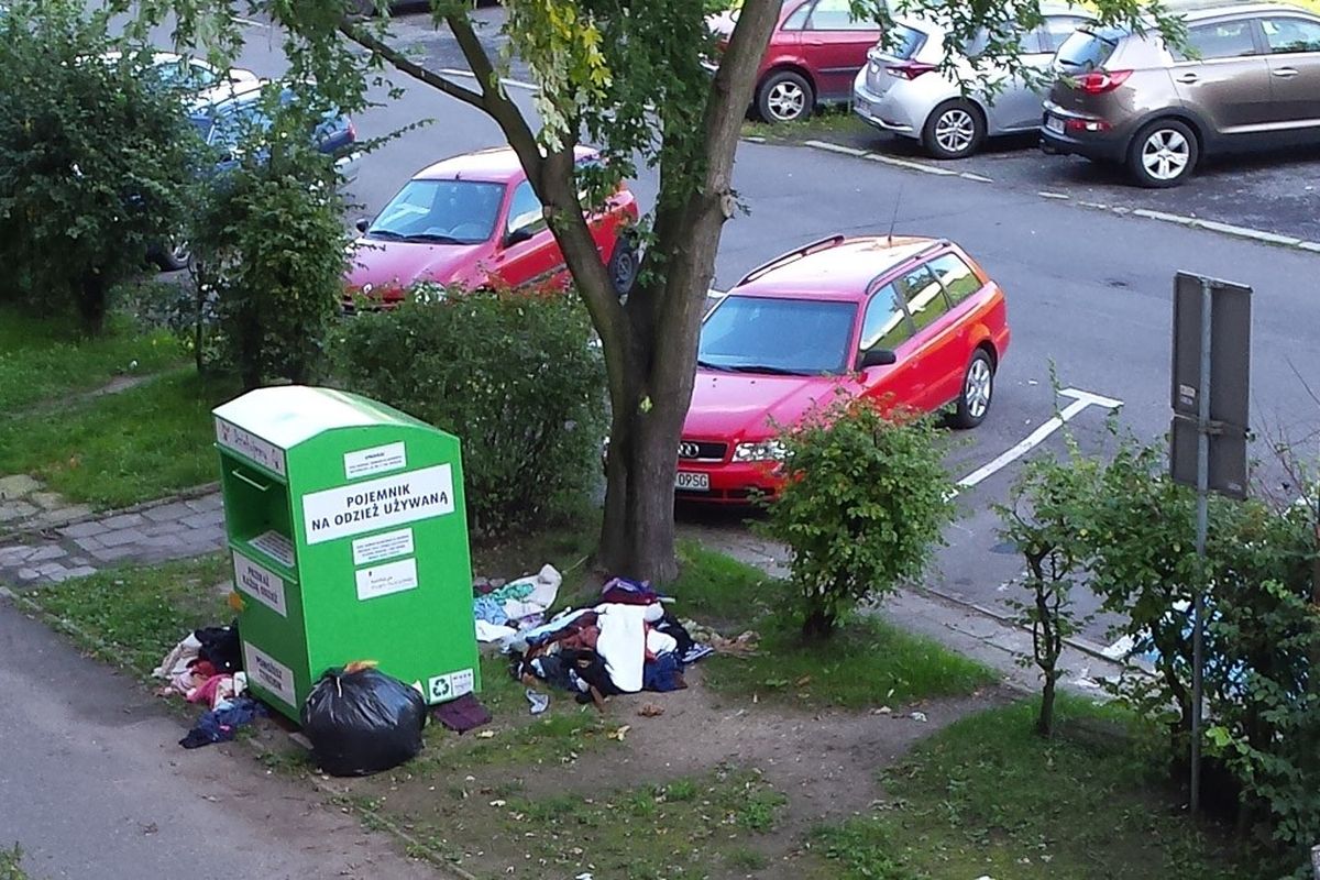 kontener odież