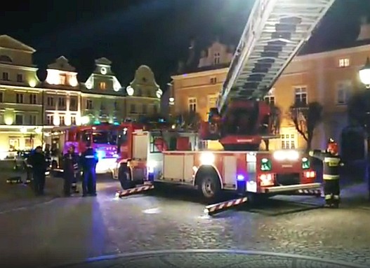 pożar rynek