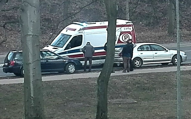 kolizja  mitsubishi