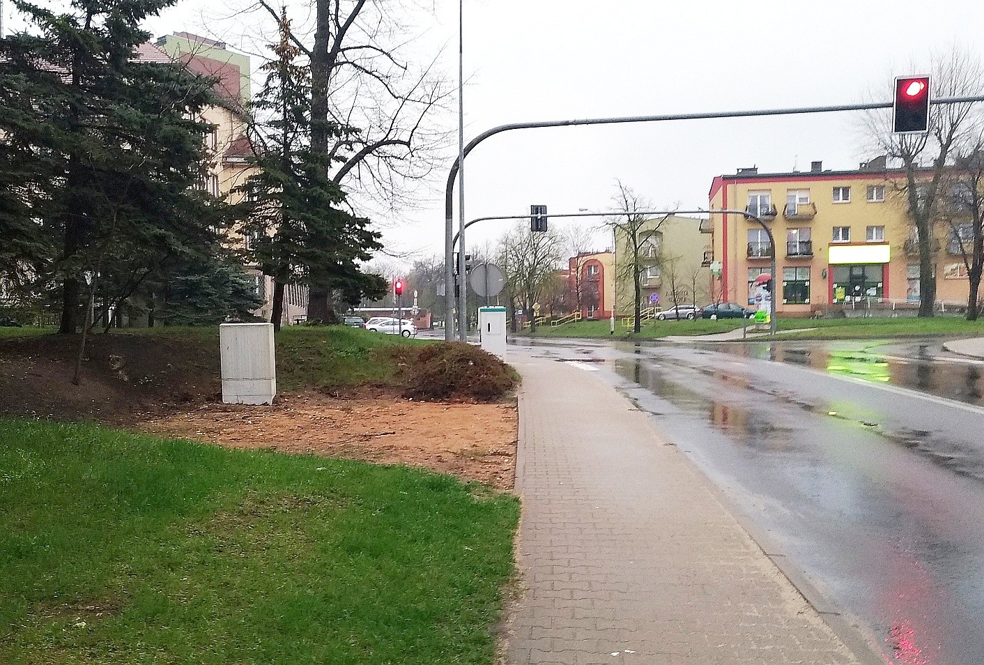 chodnik  ulica  zygmunta augusta