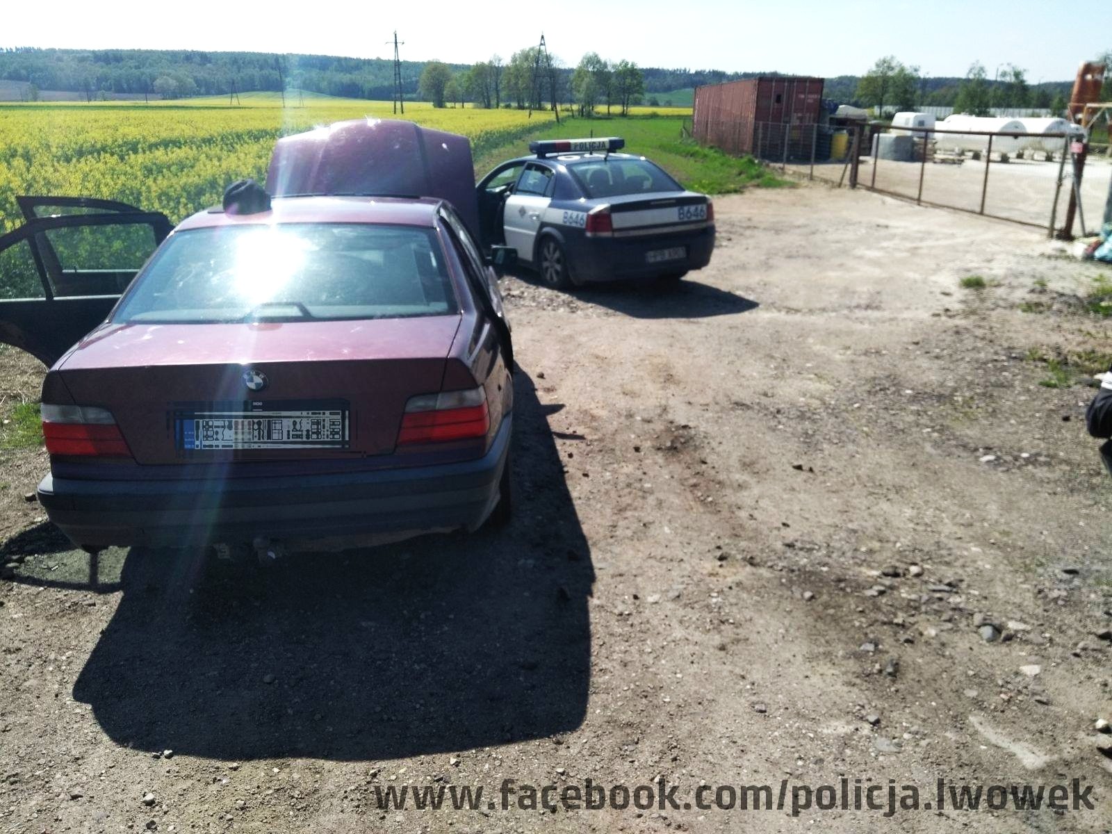 pościg  lwówek śląski  policja
