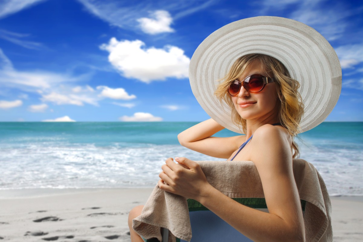 kobieta plaża